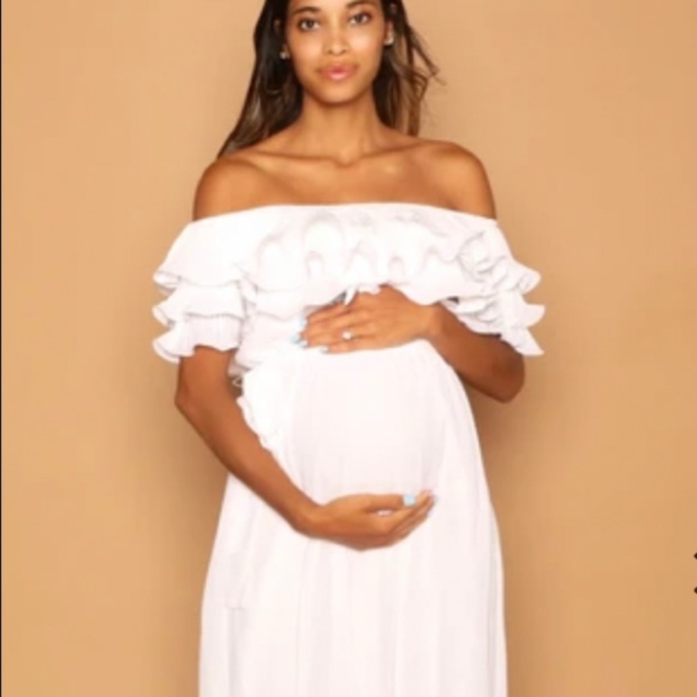Chicbump maternity dress (white)